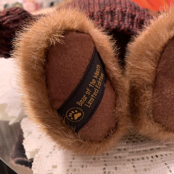 Boyds Bear - “Harvey” Bear of the Month 2006 with Pumpkin Sweater - Picture 3 of 3